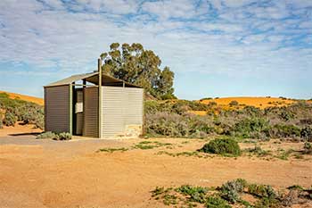 toilet in the outback