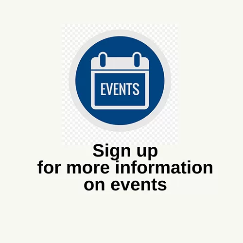 Sign up for more information on events