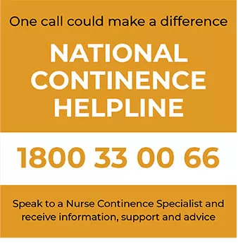 National Continence Helpline 1800 33 00 66