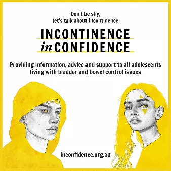 Incontinence in confidence provides information, advice and support to adolescents with bladder and bowel control problems.